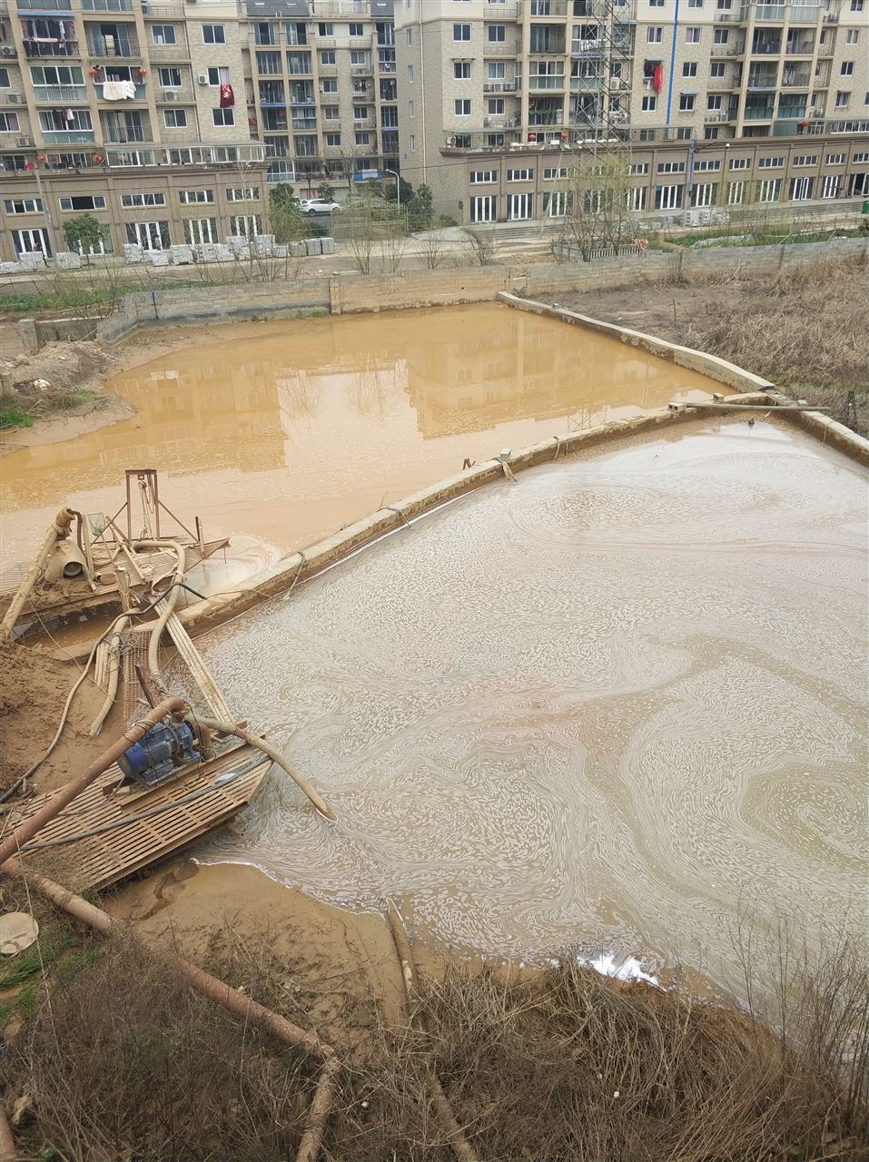 东光沉淀池淤泥清理-厂区废水池淤泥清淤